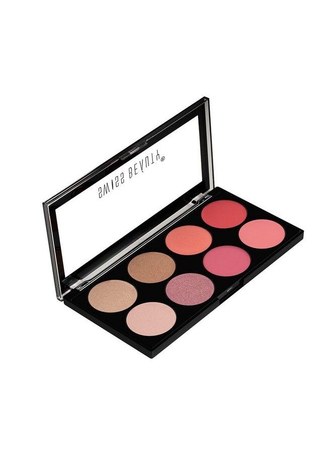 SWISS BEAUTY - Ultra Blush Palette With Highly Blendable Shades ; Pigmented Blusher For A Natural Flush ; Shade1 16Gm; - Image 1