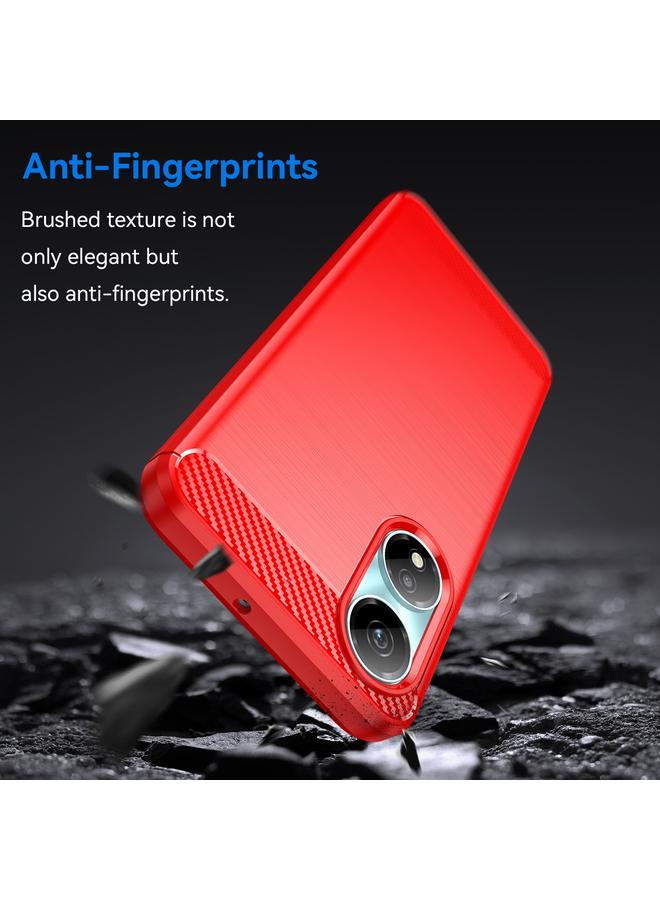 S-TOP Case For Honor X7b Brushed Texture Carbon Fiber TPU Phone Case - Image 3