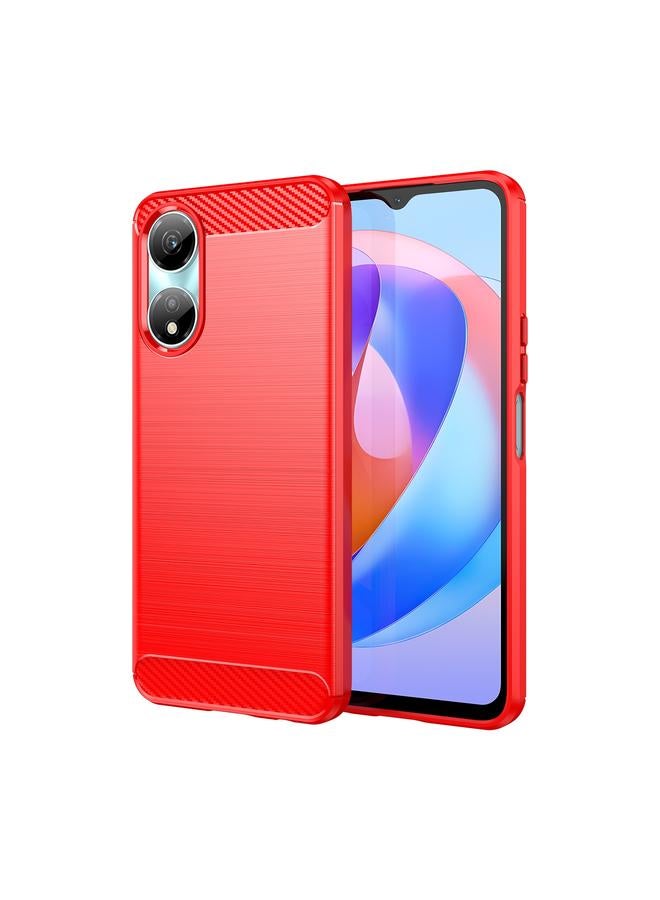 S-TOP Case For Honor X7b Brushed Texture Carbon Fiber TPU Phone Case - Image 1