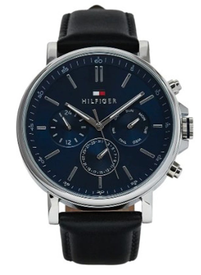 TOMMY HILFIGER - Round Analog Men's Navy Case Wrist Watch - 1710603 - Image 1