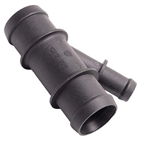 CNUPSM Water Radiator Coolant Hose Connector Pipe 1C0121087E 1C0 121 087E Compatible With VW MK6 Jetta 11-08 Polo 05-20 Skoda 11-15 Seat 13-17 1.6L Audi TT 1.8T 03-06 - Image 1