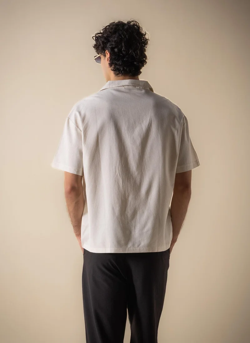 Shapes  COMFORT FIT LINEN SHIRT for Men | Best Price UAE
