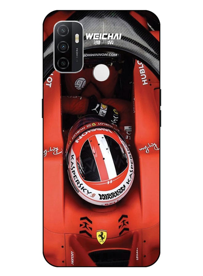 EYE CATCH Printed Protective Case Cover For Oppo A11s  -  Ferrari Wheel - Image 1