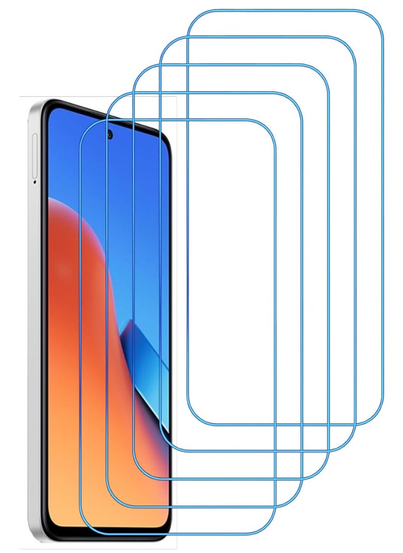 ACLIX 5 Pieces Antistatic ESD Dustproof Premium Quality High Definition Clear Tempered Glass Screen Protector Designed For Xiaomi Redmi 12 - Image 1