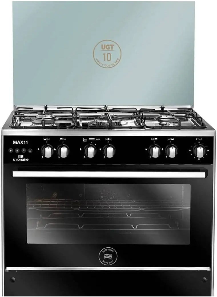 UNIONAIRE - Max 11holders, wide iron pots, oven and grill safety, with oven fan from Unionaire, 5 burners 90/60 - Image 1