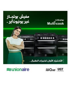 UNIONAIRE Max 11holders, wide iron pots, oven and grill safety, with oven fan from Unionaire, 5 burners 90/60  - Image 4