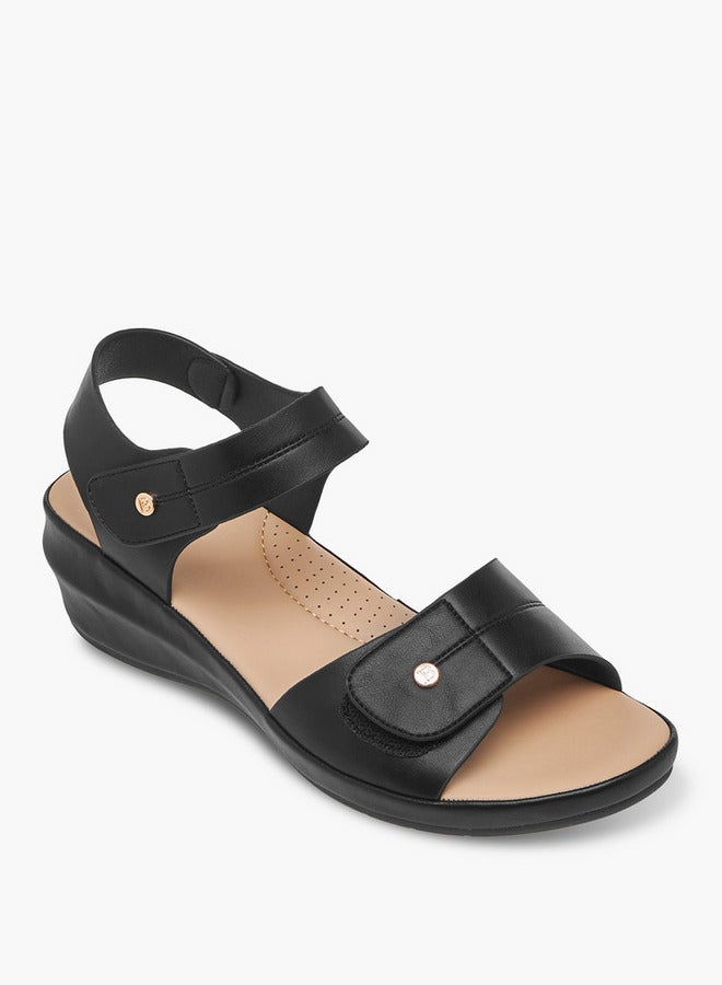 Flora Bella By Shoexpress Women Wedge Heel Sandals - Image 1