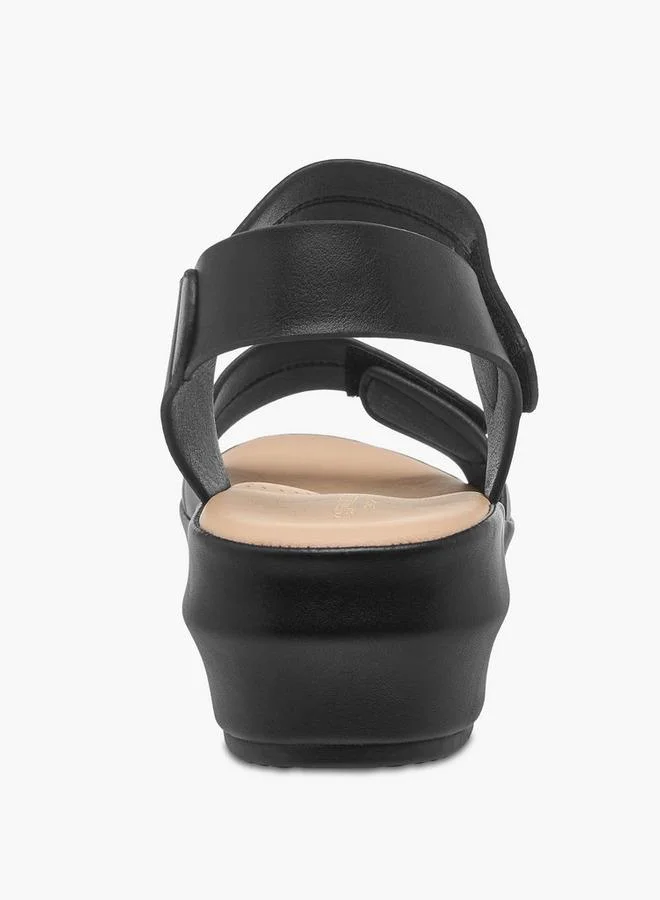 Flora Bella By Shoexpress Black Women Wedge Heel Sandals for Women | Best Price UAE