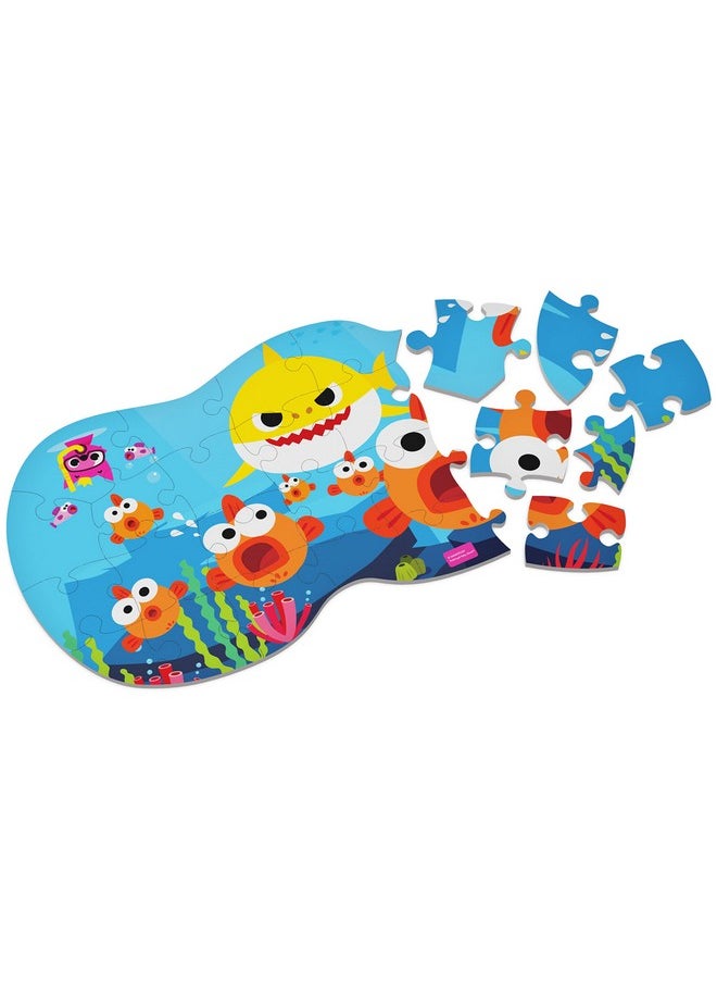 SPIN MASTER - Pinkfong Baby Shark, 25-Piece Foam Jigsaw Puzzle Baby Shark Toys Kids Puzzles Baby Shark Birthday Decorations, For Preschoolers Ages 4 And Up - Image 1