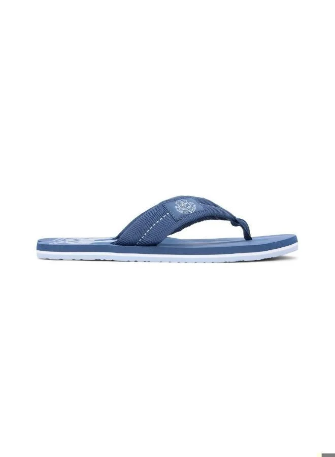 Tommy Hilfiger Crest Patch Webbing Strap Flip-Flops