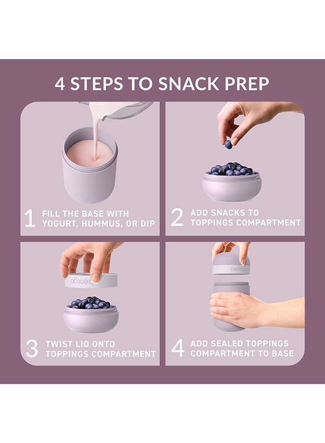 Bentgo Kids Snack Cup - Orchid - Image 5
