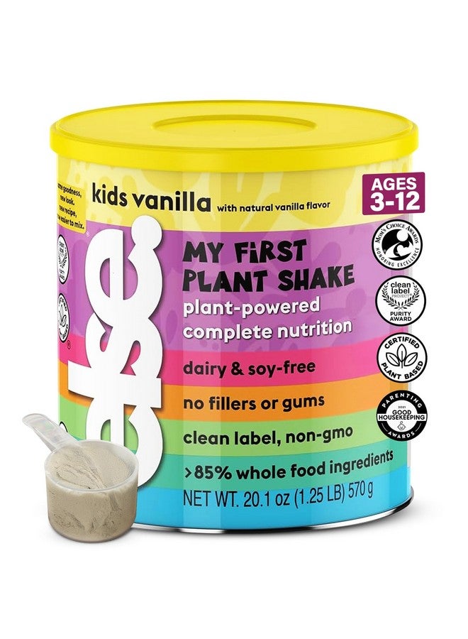 ELSE NUTRITION Plant-Based Kids Protein Shake, Protein Powder for Ages 2-12. Dairy-Free, Complete Nutrition Shake, 25 Vitamins & Minerals, Heathy Kids Snacks, Vanilla 1-Pack - Image 1