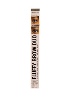 Makeup Revolution Fluffy Brow Filter Duo Dark Brown