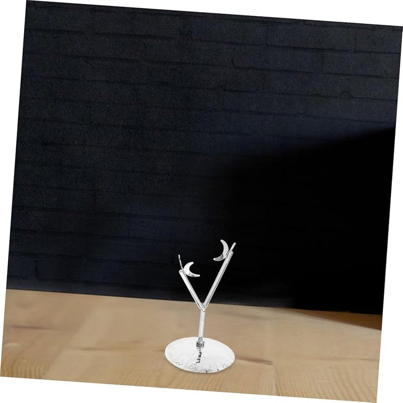 قاعدة عرض كروية بلورية معدنية قوية على شكل ماسة لحامل الكرات الأرضية والصخور والكريستالات - Image 5