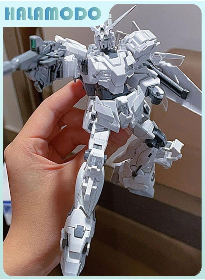 Gundam Xingdong HG Unicorn Gundam Limited Color - Modified Version - 61056 Action Figure Assembly Model, a Handsome Desktop Decoration, an Assembly Toy Loved by Both Boys and Girls