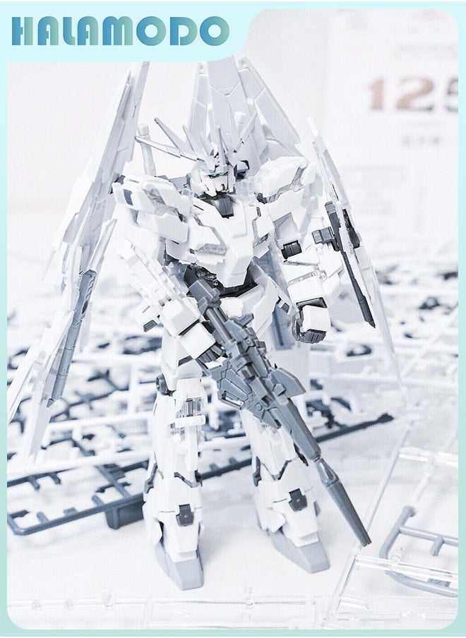 Gundam Xingdong HG Unicorn Gundam Limited Color - Modified Version - 61056 Action Figure Assembly Model, a Handsome Desktop Decoration, an Assembly Toy Loved by Both Boys and Girls