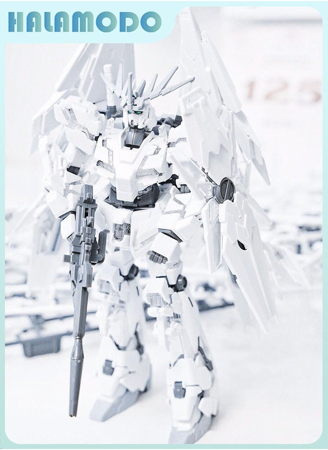 Gundam Xingdong HG Unicorn Gundam Limited Color - Modified Version - 61056 Action Figure Assembly Model, a Handsome Desktop Decoration, an Assembly Toy Loved by Both Boys and Girls
