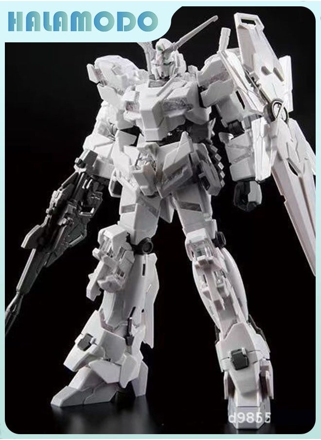 Gundam Xingdong HG Unicorn Gundam Limited Color - Modified Version - 61056 Action Figure Assembly Model, a Handsome Desktop Decoration, an Assembly Toy Loved by Both Boys and Girls