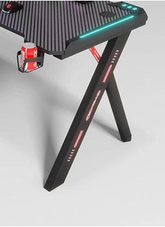 NKX Ergonomic Gaming and Computer Desk with LED Lights and USB port 100 CM  - Image 3