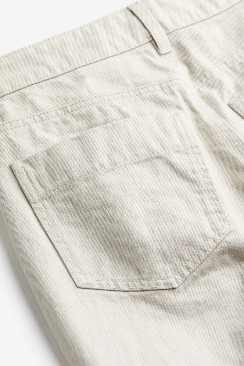 H&M Straight Twill Trousers