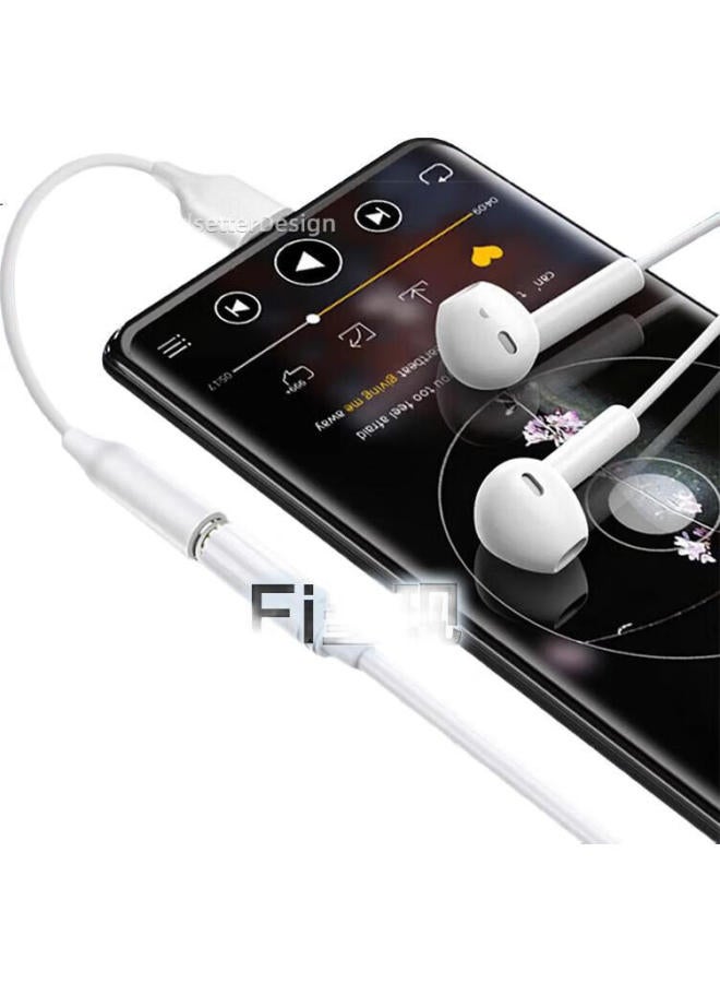 Trendy Style Chuanfan Compatible Samsung Headphone Adapter Cable, W25/S24/S23S22S21/Note20/10 W24 Digital Audio Type-C Converter Connection Cable - Image 2