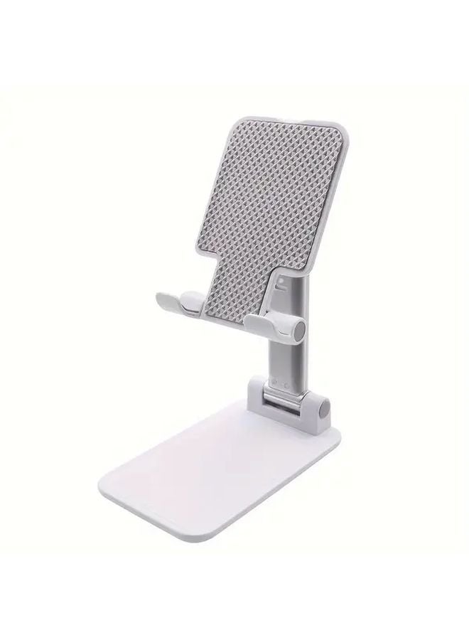 Black Adjustable Foldable Phone Holder Universal Compatibility Charging Port ABS Material - Image 5