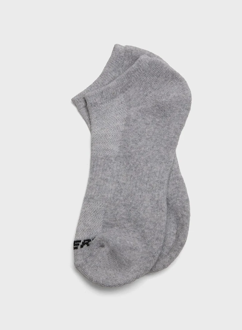 SKECHERS 3 Pack Terry No Show Socks