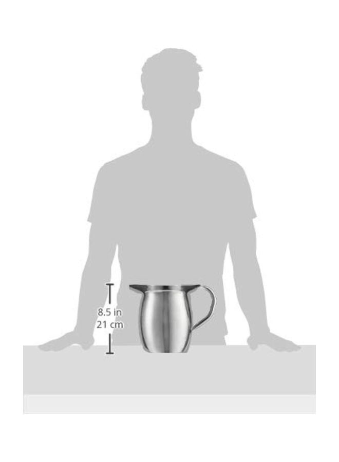 Winco WPB-3 Deluxe Bell Pitcher, 3-Quart, Stainless Steel - Image 2