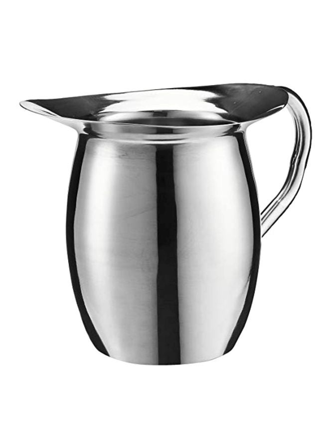 Winco WPB-3 Deluxe Bell Pitcher, 3-Quart, Stainless Steel - Image 1