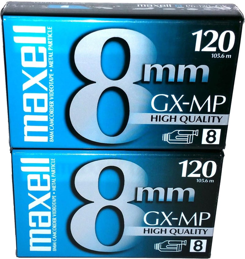 Maxell P6120 GXMP High Quality Camcorder Tapes 2 Pack - Image 1