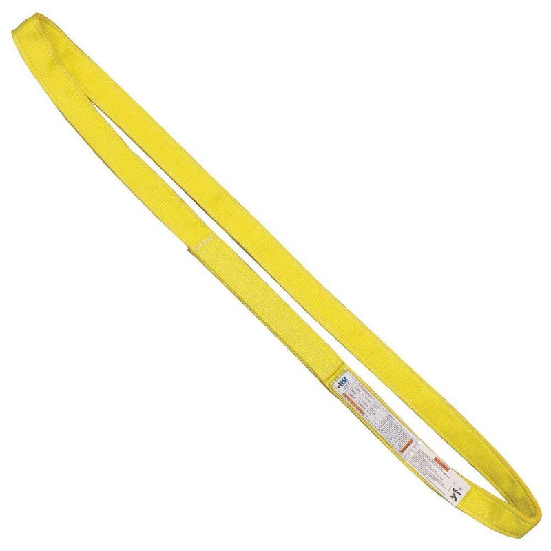 HSI One Ply 1" x 8' Endless Nylon Type 5 Sling | EN1-801 | | 3,200 Lb. Vertical Capacity | Hanes Supply () Heavy Duty Rigging Equipment for Lifting and Towing - Image 1