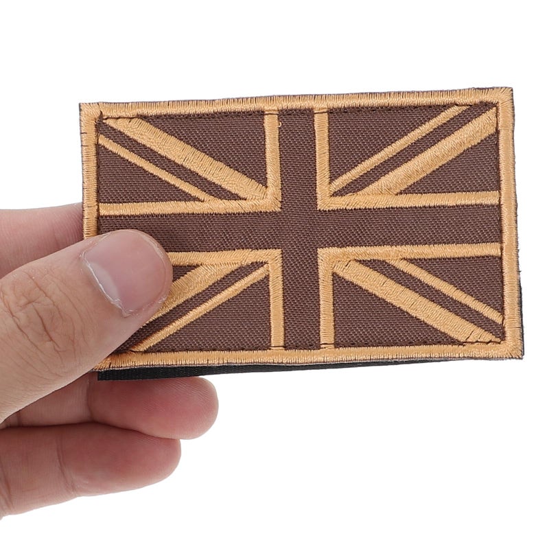 Vintage Brown Union Jack Sew On Patch For Jackets Hats And Jeans - Image 5