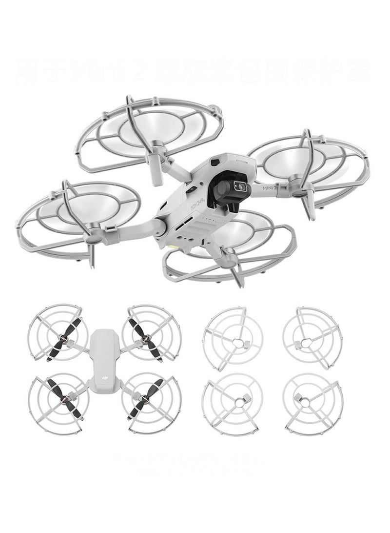 KASTWAVE Propeller Guard Protection Ring for DJi Mavic Mini 2 / SE Portable Protection Drone Accessories Anti-Collision Ring Propeller Guard Quick Release Propeller Guard (4 pieces)  - Image 1