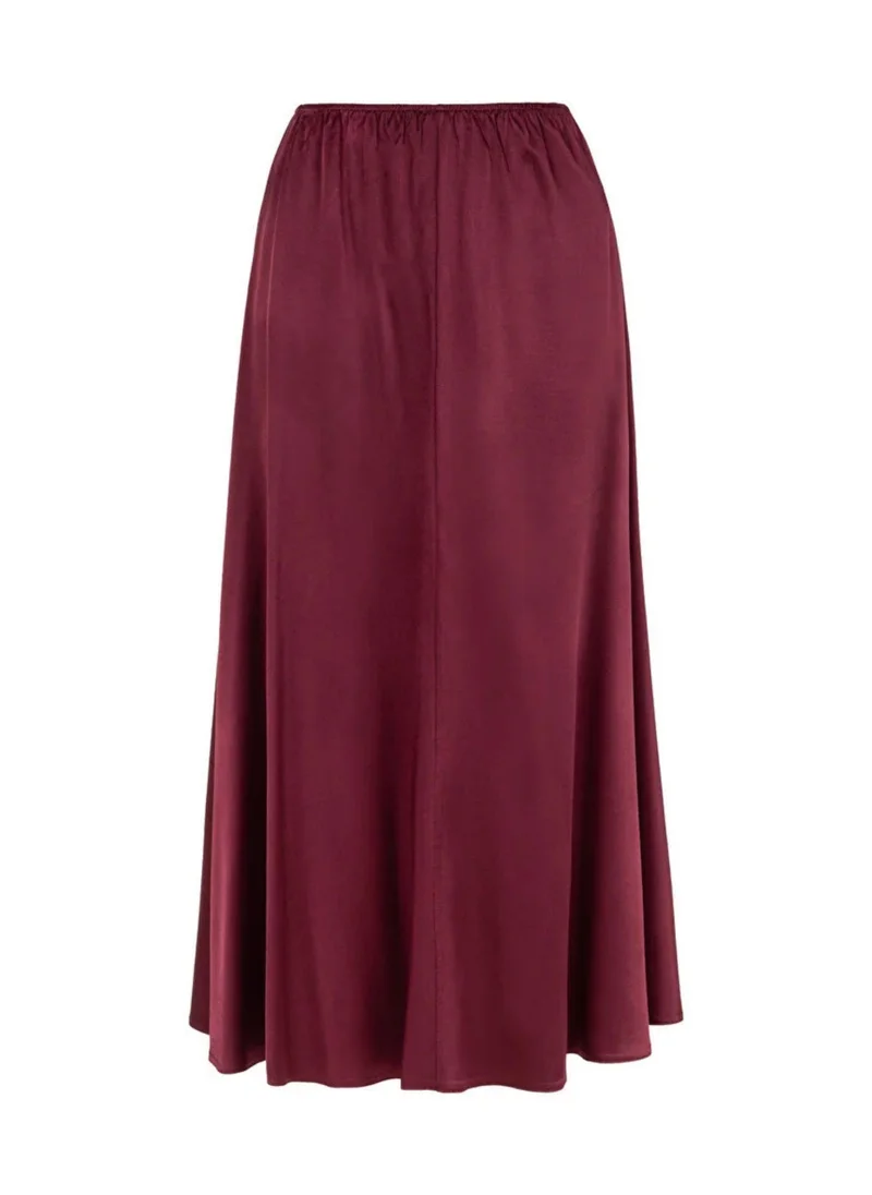 Nocturne Elastic Waist Midi Skirt