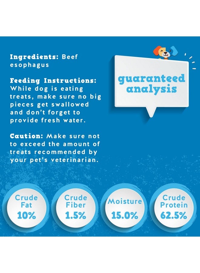 Jack&Pup 6Inch Gullet Sticks For Dogs  Odor Free Joint Health Support Dog Chews  Fresh And Savory Beef Gullet Sticks  Naturally Rich In Glucosamine And Chondroitin (25 Pack) - Image 4