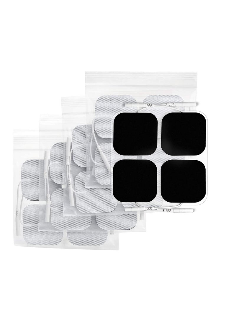 Generic 20 PCS TENS Unit Pads 5x5cm Reusable Replacement Electrode Patches for Electrotherapy  - Image 1