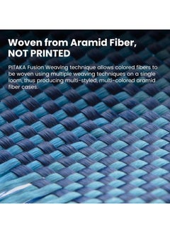 PITAKA pitaka for S25 Ultra Case 6.8 Inch, Compatible with MagSafe, Slim & Light Samsung Galaxy S25 Ultra Case, 1500D Aramid Fiber Made Tactile Woven Case - Over The Horizon  - Image 4
