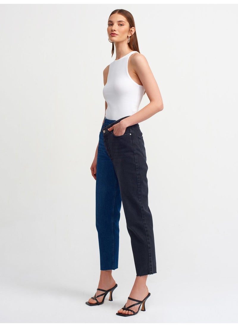 Dilvin 3694 Halter Collar T-Shirt-White  - Image 3