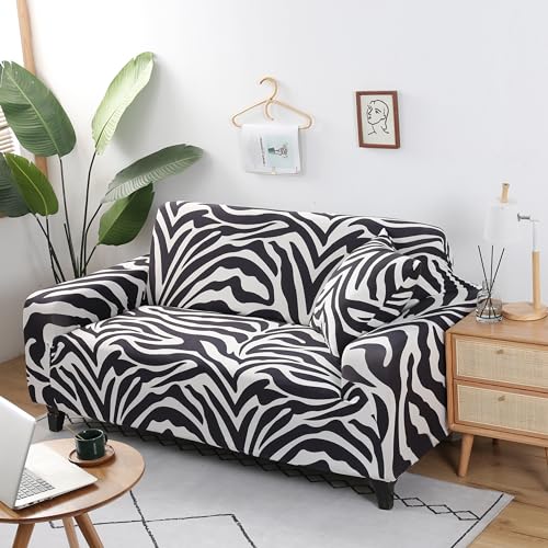 HOOBUY Printed Sofa Cover Stretch Couch Covers Patterned Loveseat Slipcovers for 2 Seater Cushion Couch Love Seat Set HW 2 SeaterLoveseat - Image 3