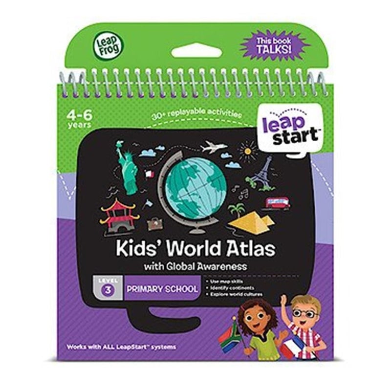 LeapFrog LeapStart Kindergarten Activity Book Kids World Atlas and Global Awareness - Image 4