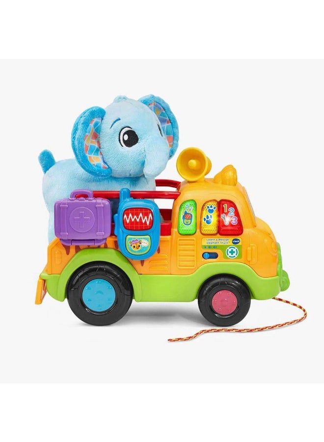 vtech مجموعة لعب شاحنة الفيل من VTech للتعلم والإنقاذ (4 قطع) - Image 2