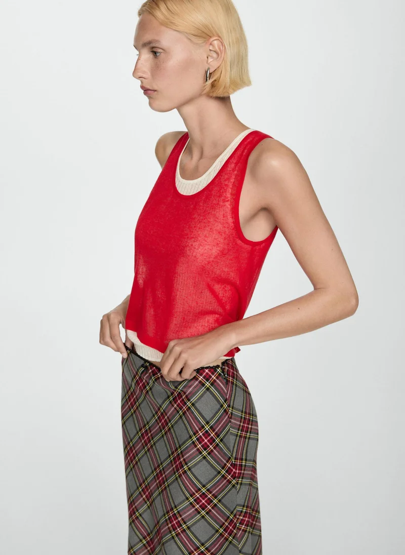 مانجو Combined Lyocell Top