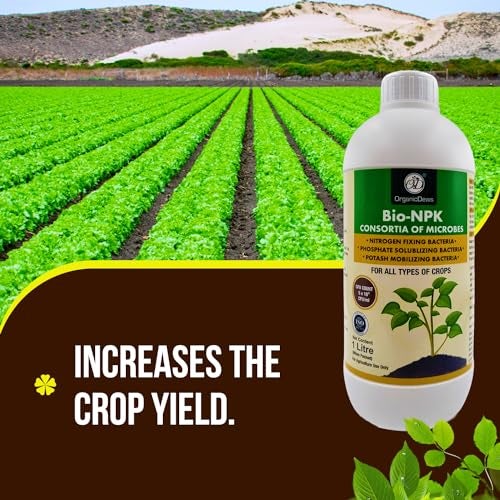 OrganicDews Bio NPK consortia (5x10^8 CFU/ML) Bio Inoculum Fertilizer (1 Litre) for Plants - Soil Fertility, Faster Plant Growth and Increases the Yield 1 Litre - Image 4