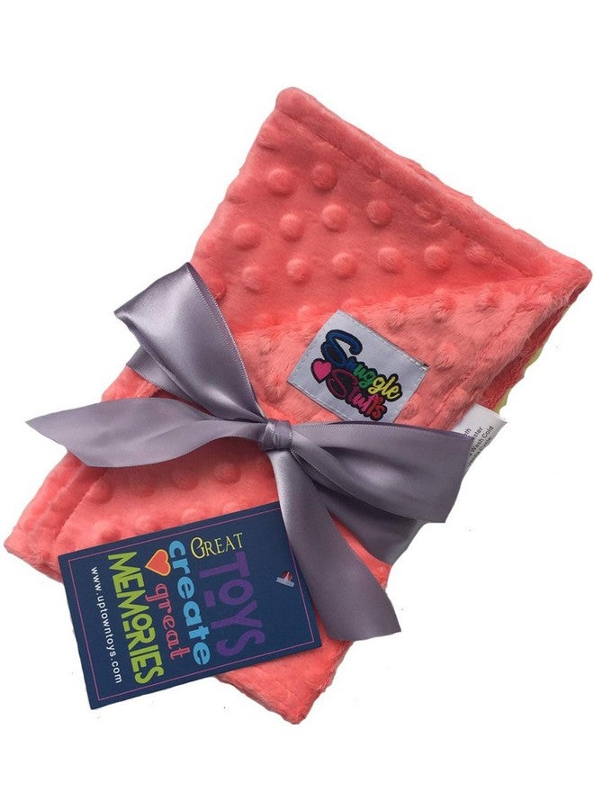 Snuggle Stuffs Baby Girls 5 Pack Minky Dot Burp Cloths - Fun Fashion