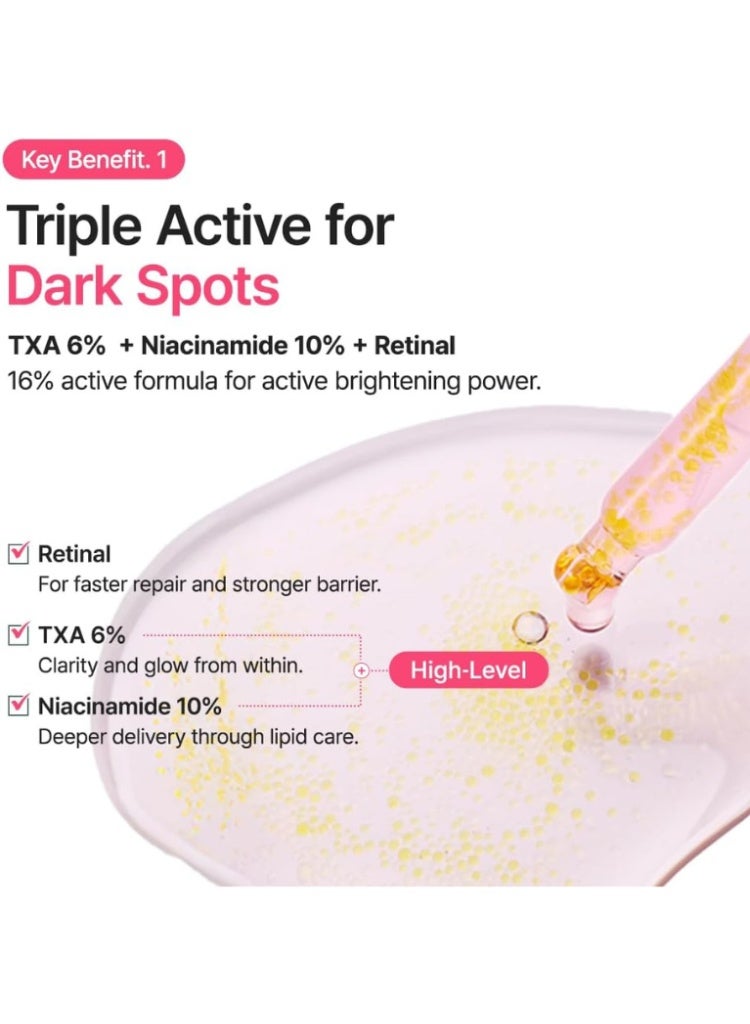 PURITO TXA 6% Niacinamide + 0.1% Retinal Serum for Dark Spots, Texture & Wrinkles - Image 5