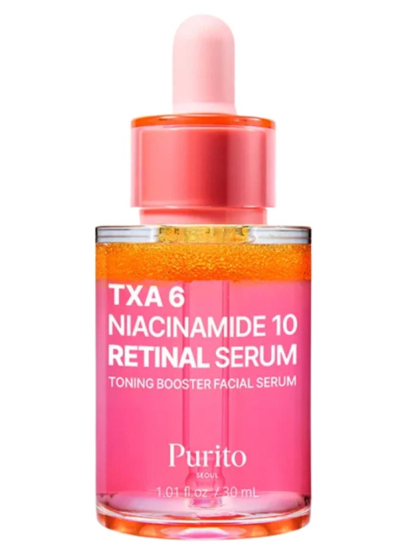 PURITO TXA 6% Niacinamide + 0.1% Retinal Serum for Dark Spots, Texture & Wrinkles - Image 1