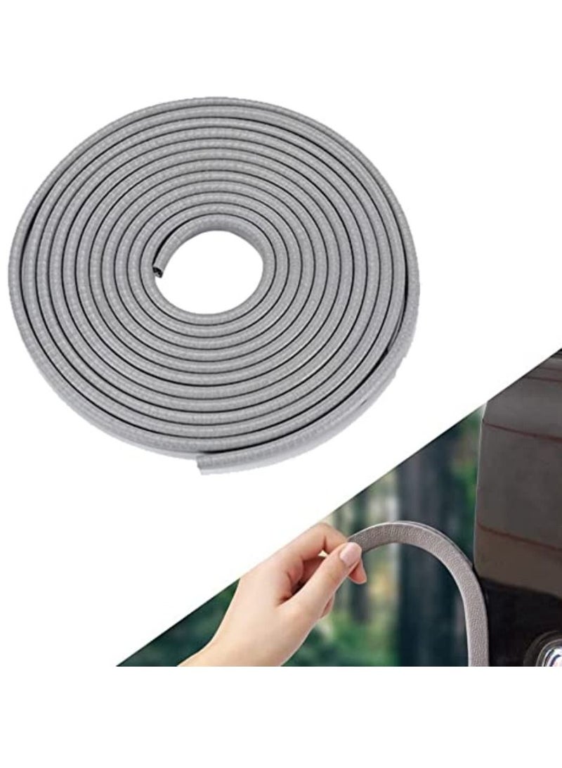 5 Meter Car Door Edge Guards U Shape Trim Rubber Protector Grey - Image 1