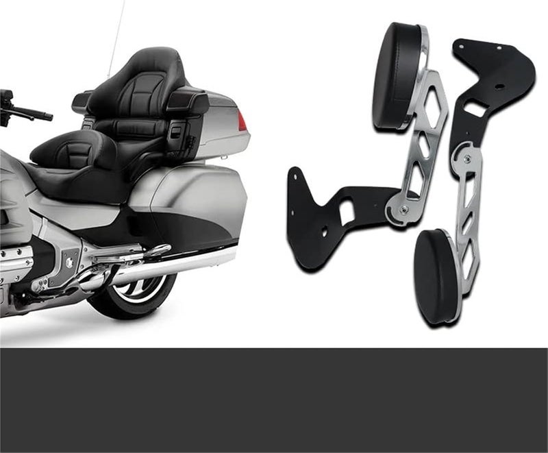 QASULER Motorcycle Rear Passenger Armrests for Goldwing GL1800 - Image 4