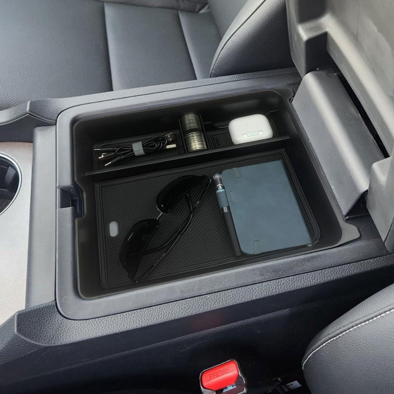 Zxiaochun Center Console Organizer Tray for 2023 2024 2025 2026 Honda Pilot & 2024 2025 2026 Honda Passport & 2024 2025 2026 Ridgeline Accessories, Armrest Box Storage Organizer Divider - Image 3
