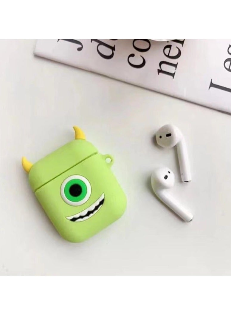 Home Clearance Sale Cartoon Case Compatible with Apple AirPods 1/2 Case Cover Silicone Shockproof Slim Ultrathin Cute Protective Case Anti-Fall Headphone Case for Airpod 1/2 Case - Image 1